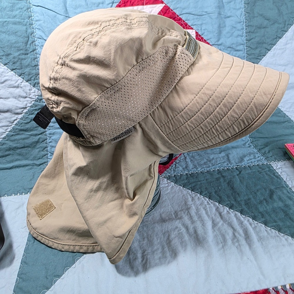 Sunday Afternoons Adventure Hat Unisex Medium Tan Neck Flap Sun Protection